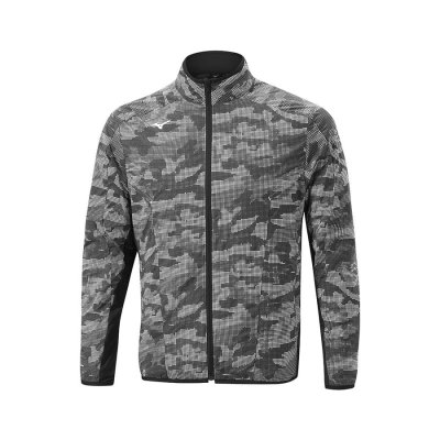 Manga Larga Mizuno Winter Stretch Full Zip Hombre Grises - Chile M184XJSPOK
